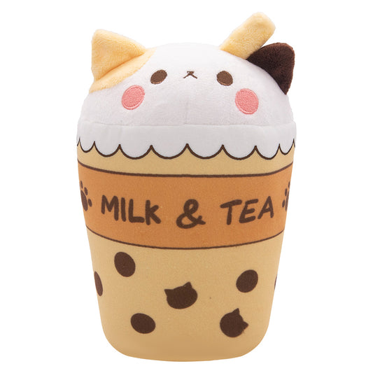 20CM Milk Tea Cat Cup-Sape Pillow Cosplay Plush Toys Cartoon Soft Stuffed Animal Dolls Mascot Birthday Xmas Gift-Original