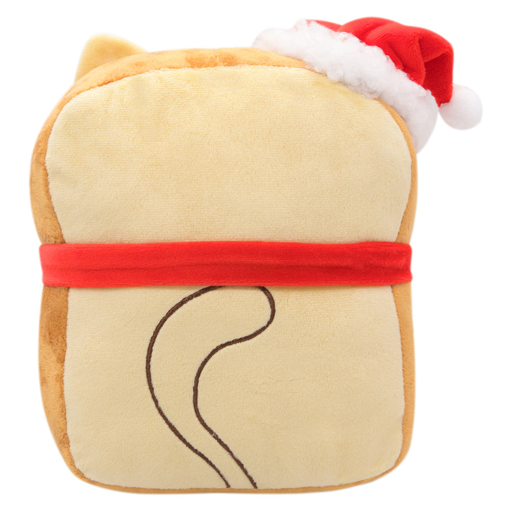 25CM Christmas Bread Cat Doll Plush Toys Cartoon Soft Stuffed Animals Dolls Mascot Birthday Xmas Gift - Original