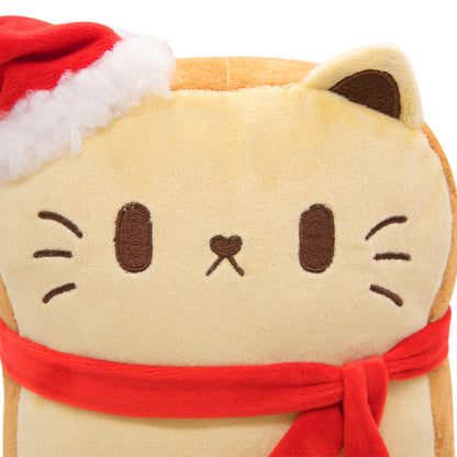 25CM Christmas Bread Cat Doll Plush Toys Cartoon Soft Stuffed Animals Dolls Mascot Birthday Xmas Gift - Original