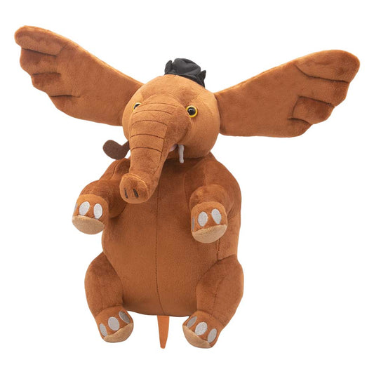 37CM Brown Flying Elephant With Wings Cosplay Plush Toys Cartoon Soft Stuffed Dolls Mascot Xmas Gift