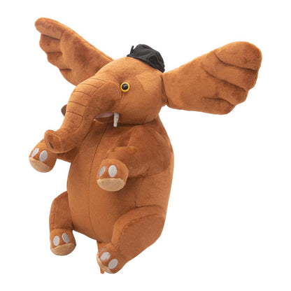 37CM Brown Flying Elephant With Wings Cosplay Plush Toys Cartoon Soft Stuffed Dolls Mascot Xmas Gift