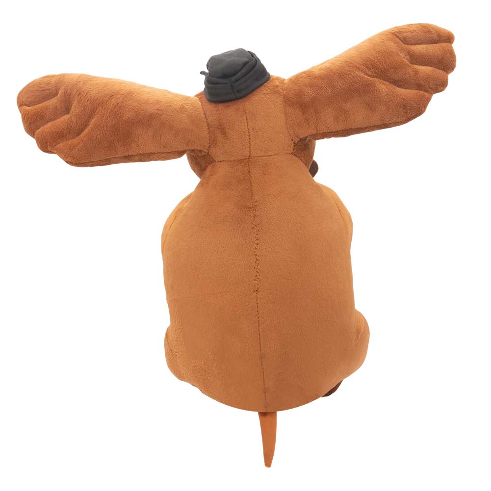 37CM Brown Flying Elephant With Wings Cosplay Plush Toys Cartoon Soft Stuffed Dolls Mascot Xmas Gift