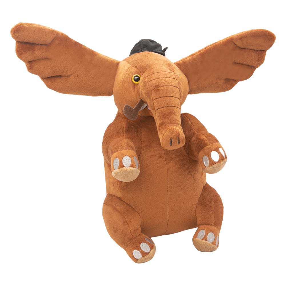 37CM Brown Flying Elephant With Wings Cosplay Plush Toys Cartoon Soft Stuffed Dolls Mascot Xmas Gift