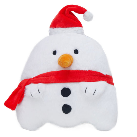 25CM Cute Christmas Snowman Ghost Soft Plush Toy Stuffed Dolls Birthday Gift For Kids Xmas Mascot - Original