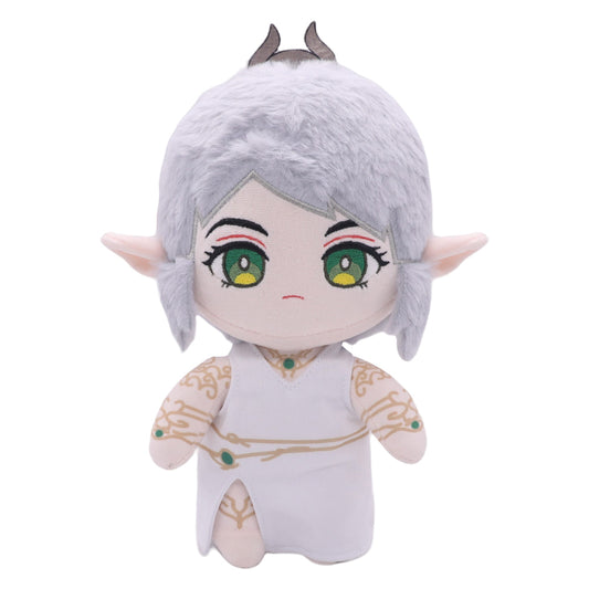 26CM Shadowheart Elegant White Robe Cosplay Plush Toys Cartoon Soft Stuffed Dolls Mascot Xmas Gift