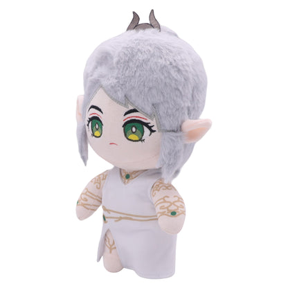 26CM Shadowheart Elegant White Robe Cosplay Plush Toys Cartoon Soft Stuffed Dolls Mascot Xmas Gift