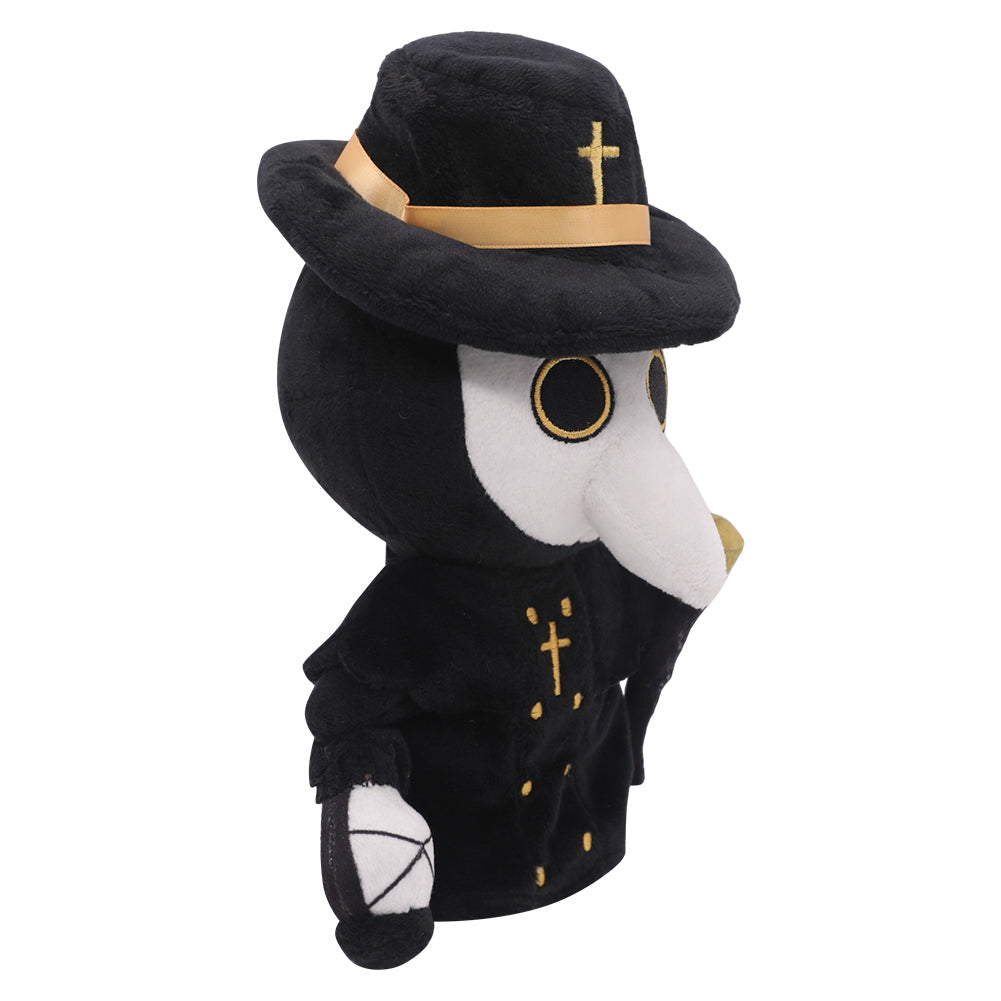 20CM Black Bird Cosplay Plush Toys Cartoon Soft Stuffed Animals Dolls Mascot Xmas Gift