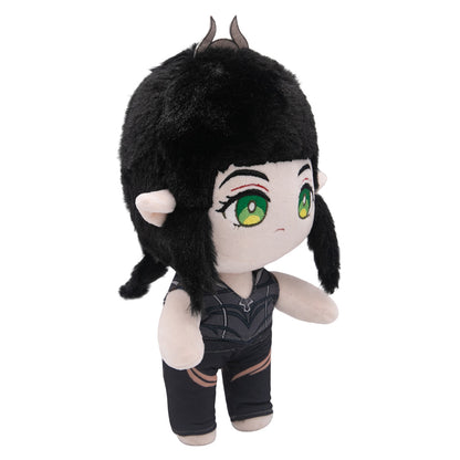 26CM Shadowheart Black Cosplay Plush Toys Cartoon Soft Stuffed Dolls Mascot Xmas Gift