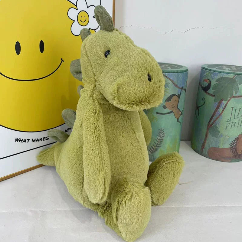35CM Dinosaur Plushies Soft Stuffed Animal Dolls Plush Toys Mascot Birthday Xmas Gifts For Adult Kids