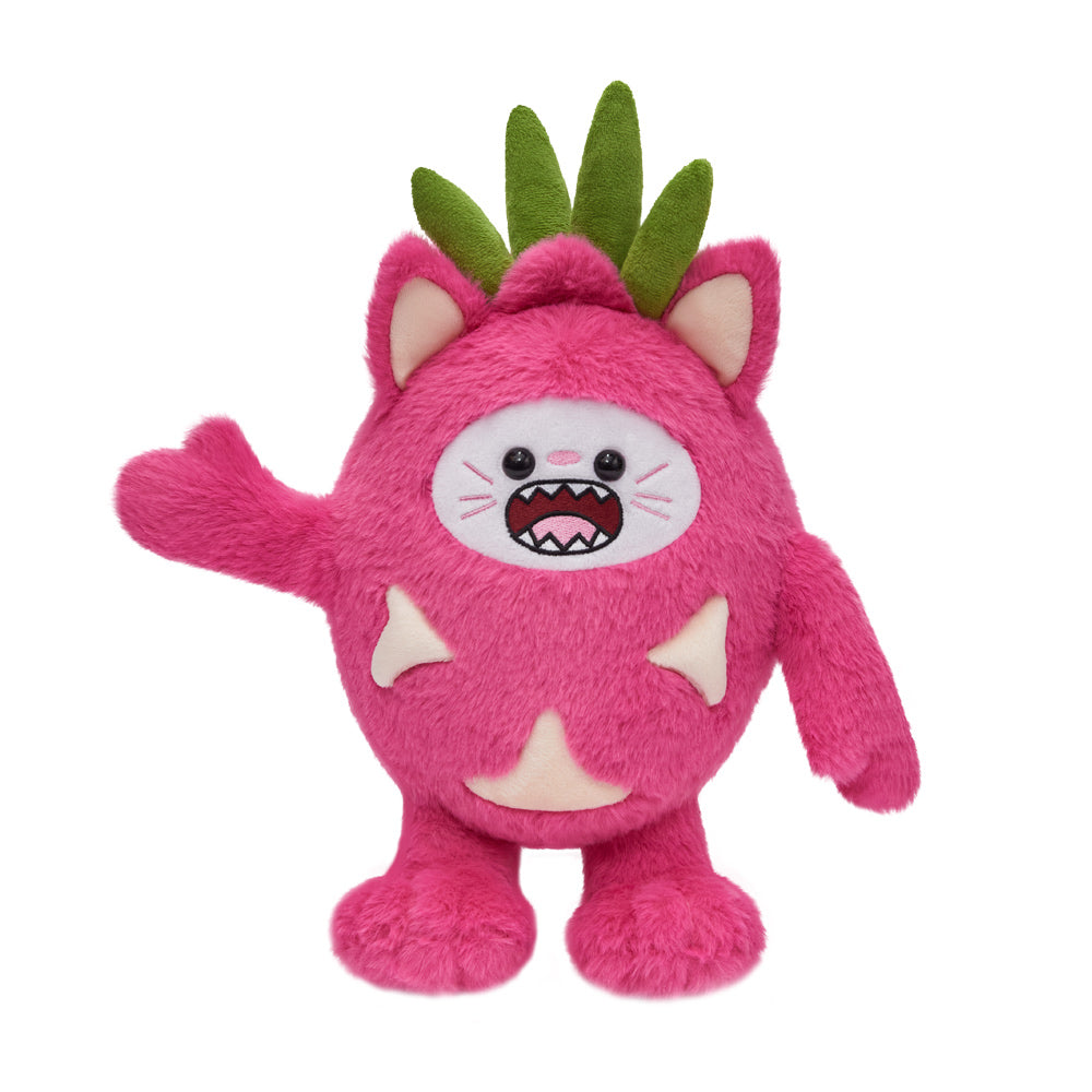 35CM Dragon Fruit Cat Pitaya Kitty Original Plush Toys Soft Stuffed Dolls Animals Plushies Birthday Gift
