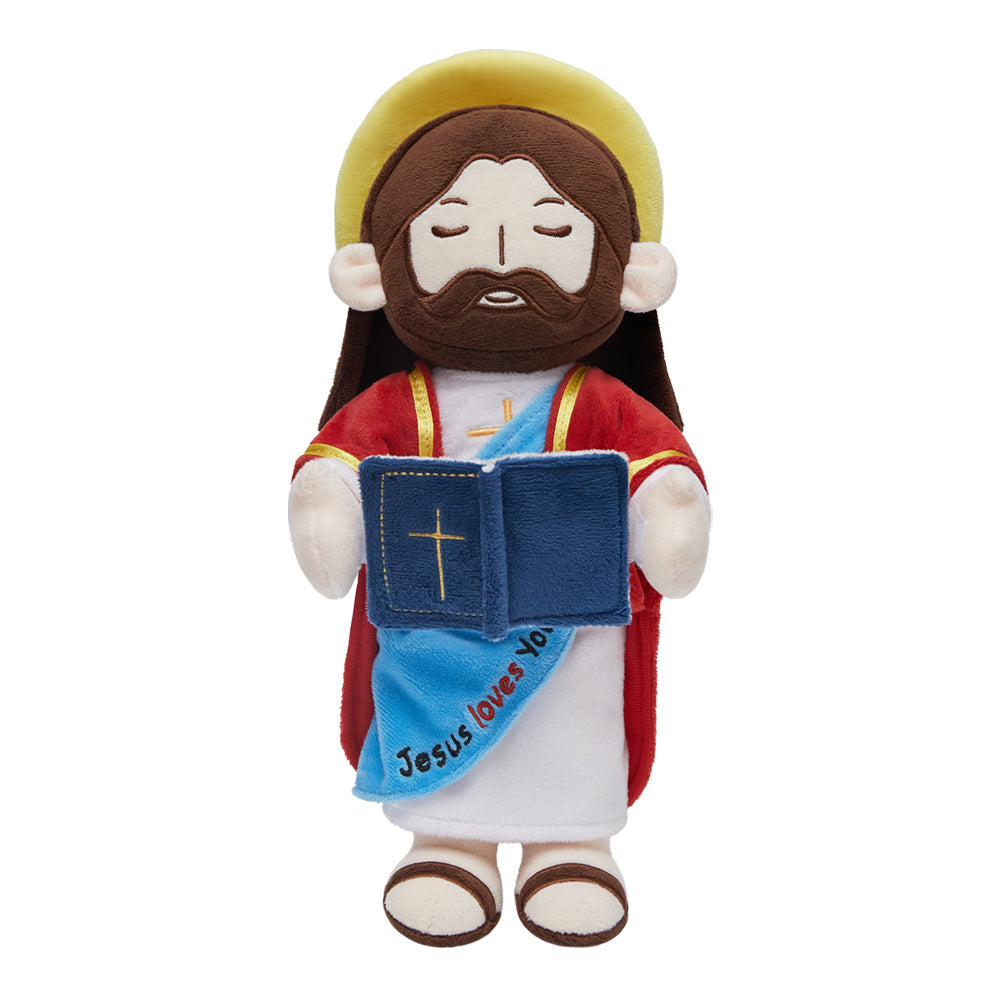 35CM Jesus Plush Toy Clothing Is Detachable Soft Stuffed Doll Birthday Festival Original Gift