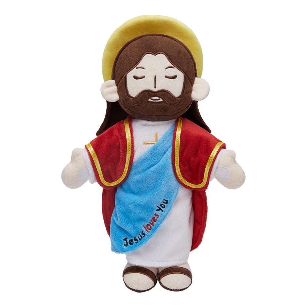 35CM Jesus Plush Toy Clothing Is Detachable Soft Stuffed Doll Birthday Festival Original Gift