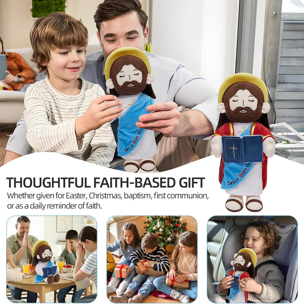 35CM Jesus Plush Toy Clothing Is Detachable Soft Stuffed Doll Birthday Festival Original Gift