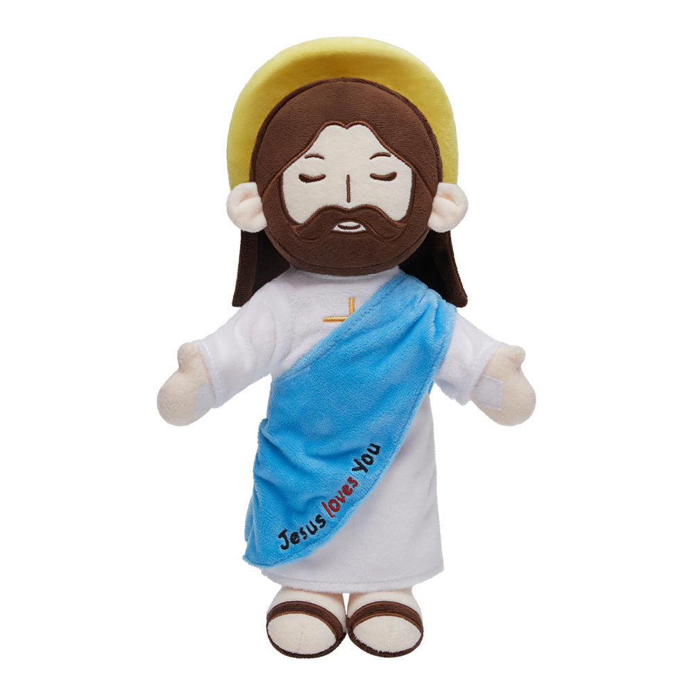 35CM Jesus Plush Toy Clothing Is Detachable Soft Stuffed Doll Birthday Festival Original Gift