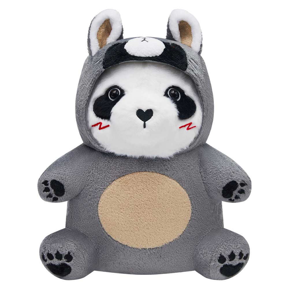 35CM Original Cute Panda Raccoon Pajamas Dolls Soft Stuffed Dolls Animals Plush Toys Plushies Birthday Gift