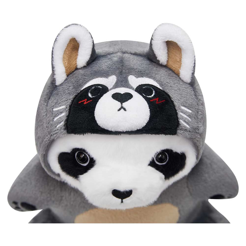 35CM Original Cute Panda Raccoon Pajamas Dolls Soft Stuffed Dolls Animals Plush Toys Plushies Birthday Gift
