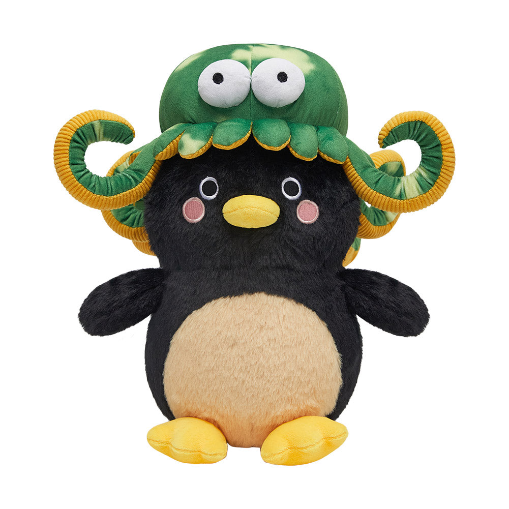 35CM Penguin Octopus Cosplay Plush Toys Cartoon Soft Stuffed Dolls Mascot Birthday Xmas Gift