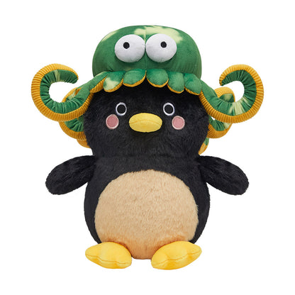 35CM Penguin Octopus Cosplay Plush Toys Cartoon Soft Stuffed Dolls Mascot Birthday Xmas Gift