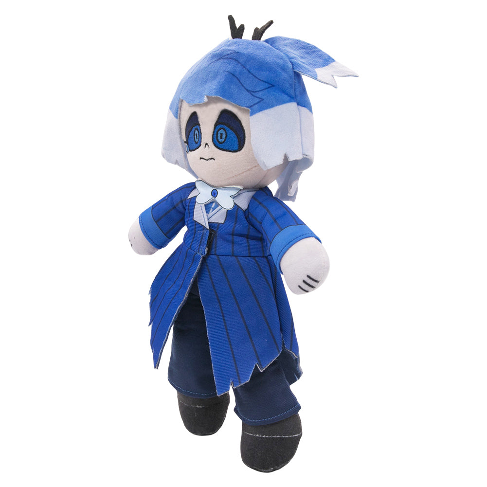 35CM 2P Alastor Blue Cosplay Plush Toys Cartoon Soft Stuffed Dolls Mascot Birthday Xmas Gift