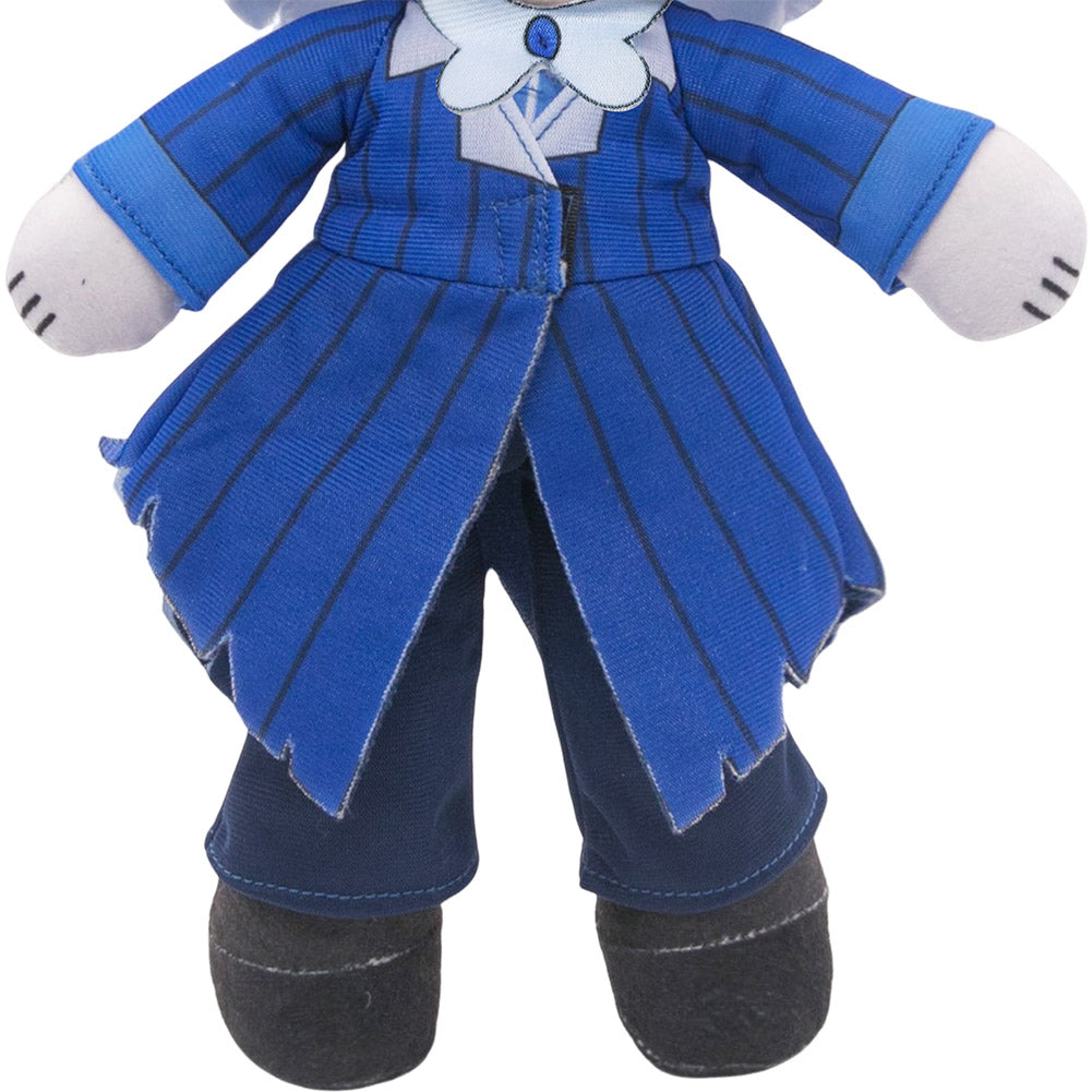 35CM 2P Alastor Blue Cosplay Plush Toys Cartoon Soft Stuffed Dolls Mascot Birthday Xmas Gift