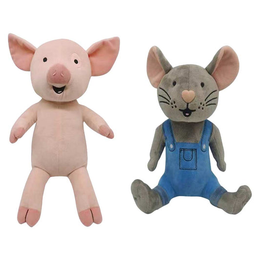 35CM Mouse Pig Cosplay Plush Toys Cartoon Soft Stuffed Dolls Mascot Birthday Xmas Gift