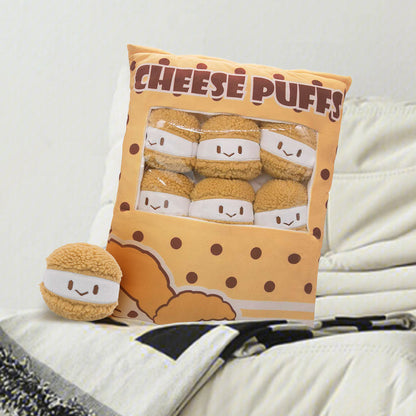 42CM Puff Snack Bag Pillow Stuffed Doll Plush Toy Soft Birthday Gift For Kids Mascot Home Decor-Original