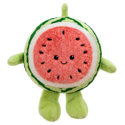 45CM Watermelon Fruit Pillow Stuffed Doll Plush Toy Soft Birthday Gift For Kids Mascot Home Decor