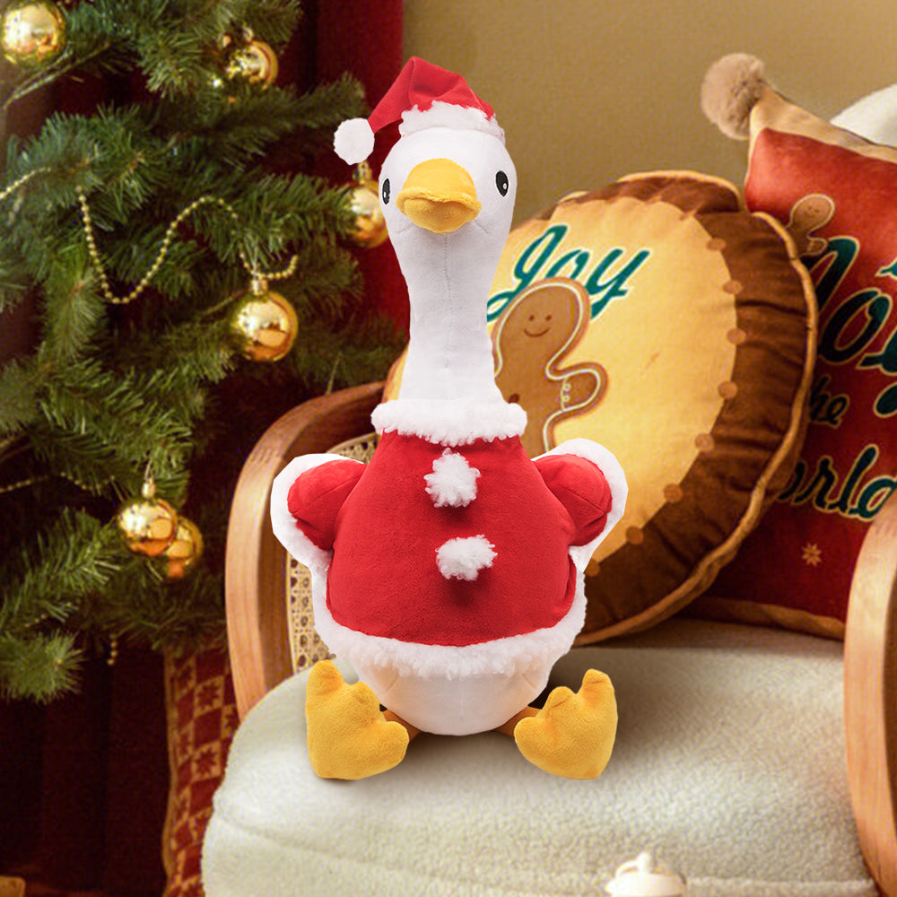 60CM Christmas Goose Duck Stuffed Animal Pillow Dolls Plush Toy For Girls Boys Birthday Xmas Gifts-Original