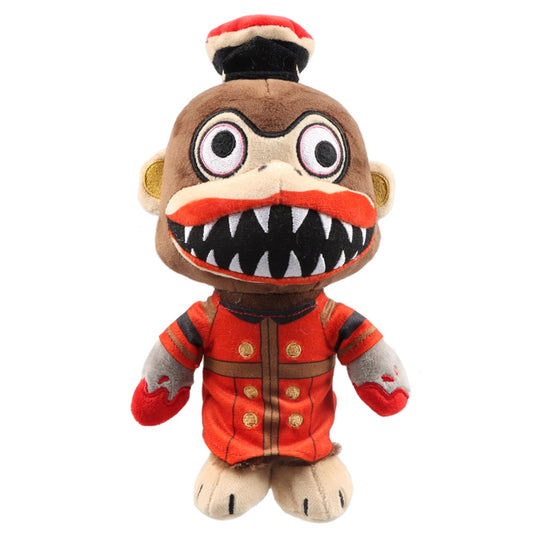 25CM Horror Monkey Dolls Stuffed Wild Animals Plush Toy Birthday Xmas Gifts Halloween Decor