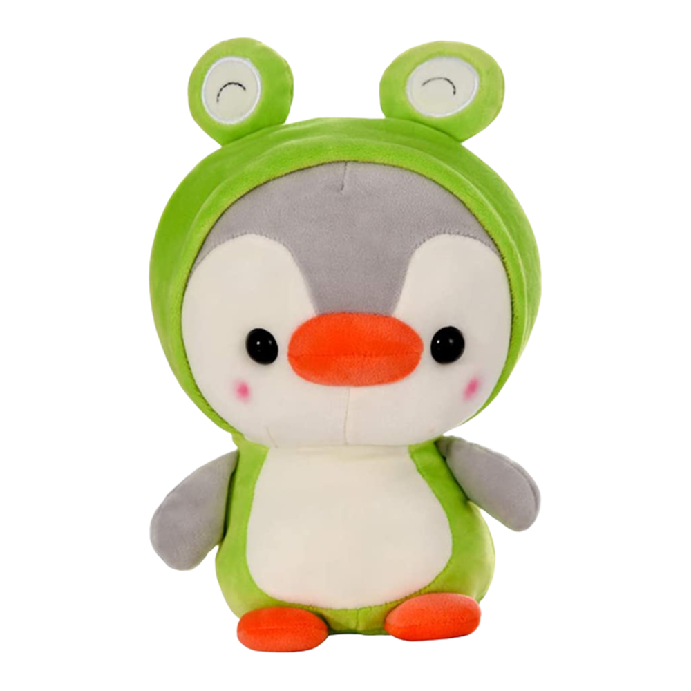 Lovely Cosplay Frog Penguin Toys Soft Dolls Stuffed Kawaii Animals Accompanying Dolls Birthday Gift For Kids Baby Mascot Halloween Gifts