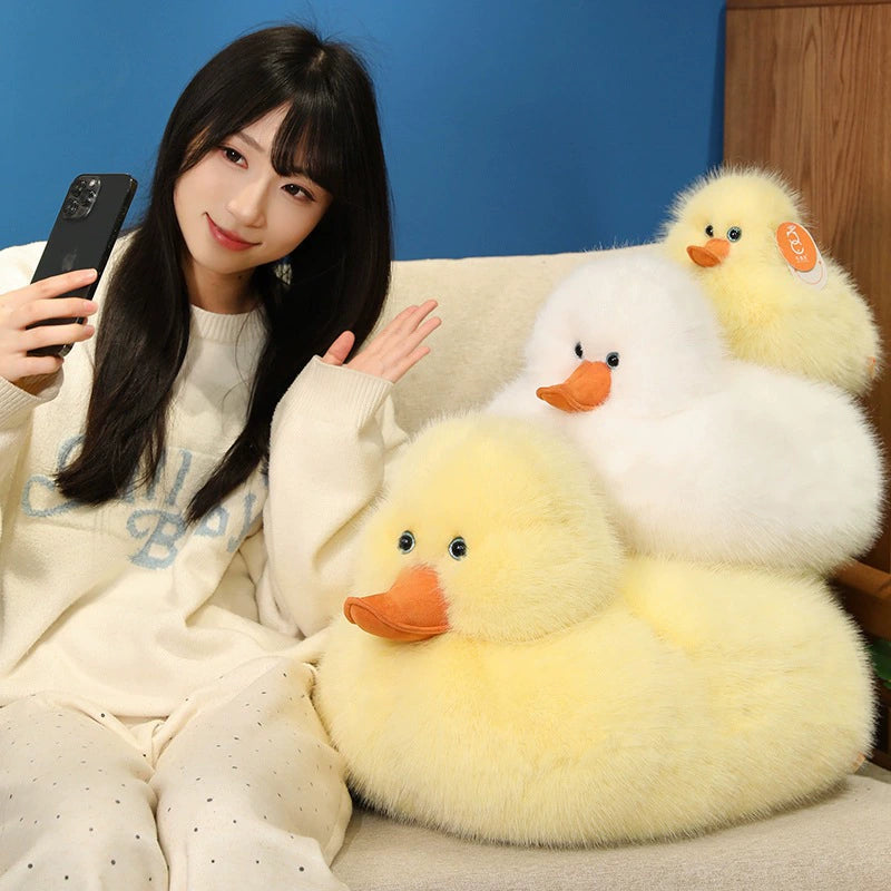 60CM Plush Stuffed Duck Toys Cute Yellow Duck Pillow Animals Plushie Stuffed Dolls Festival Birthday Gift For Kids Friend