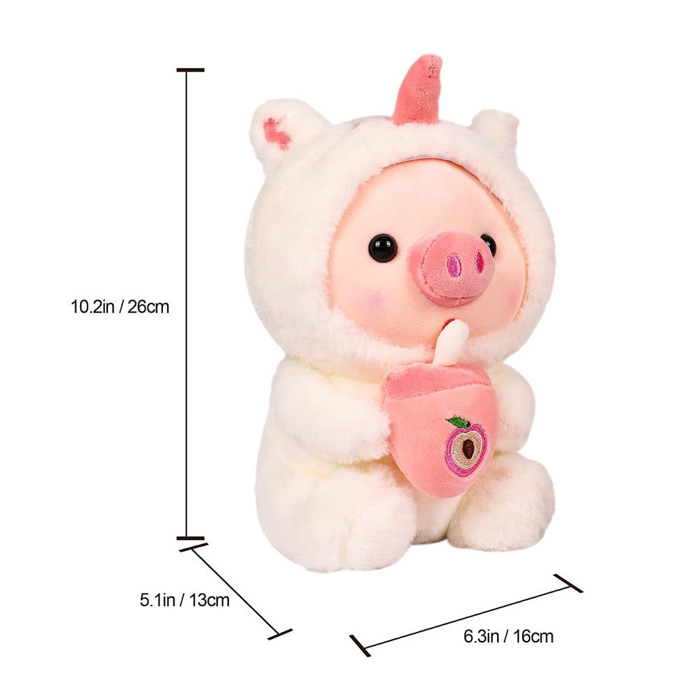Stuffed Animals Pig Cosplay Unicorn Soft Animals Dolls Kawaii Toy Birthday Gift For Kids Baby Mascot Halloween Xmas Gifts