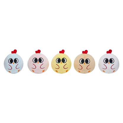6 Pcs Chicken Stuffed Animal Set Cute Turkey Plush Pillow with Zipper Hen Toy With Baby Chicks For Kids Toddlers Boys Girls Christmas Birthday Gifts