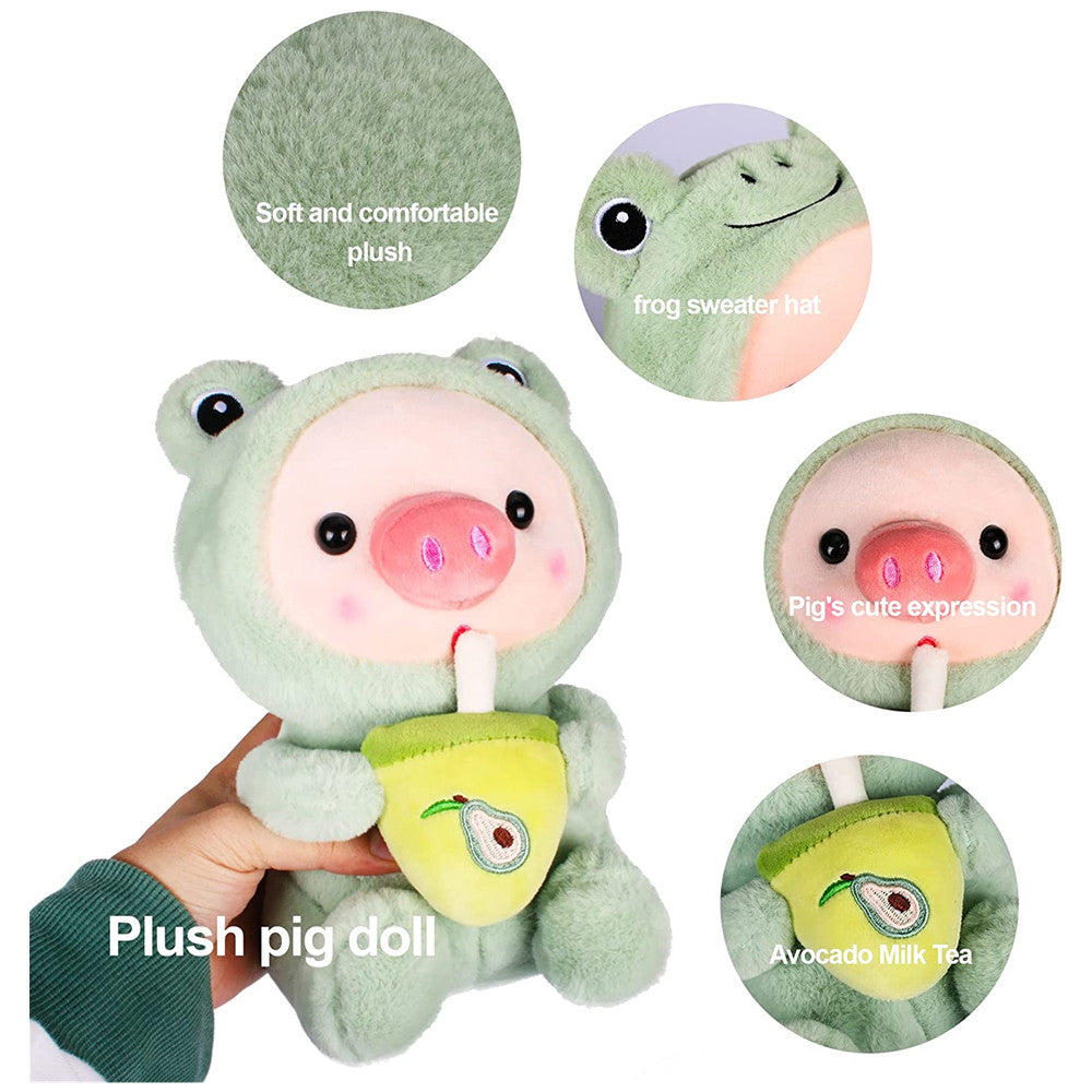 Stuffed Animals Pig Cosplay Frog Soft Christmas Dolls Kawaii Toy Birthday Gift For Kids Baby Mascot Halloween Xmas Gifts