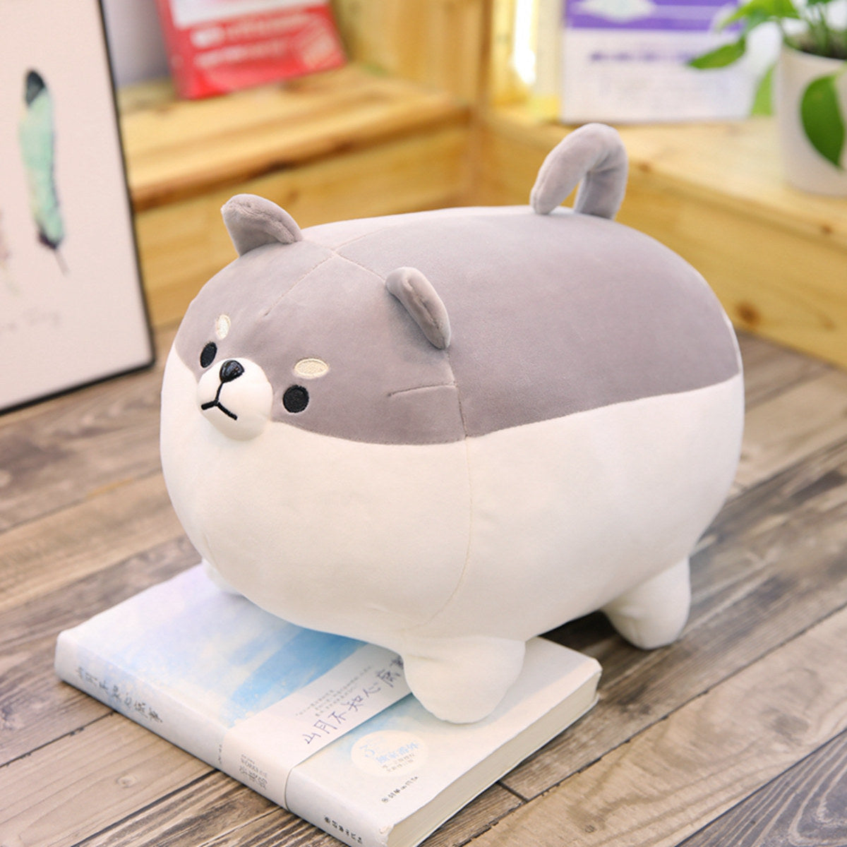 70CM Cute Fat Dog Cartoon Soft Stuffed Animal Dolls For Kids Baby Mascot Birthday Xmas Gifts