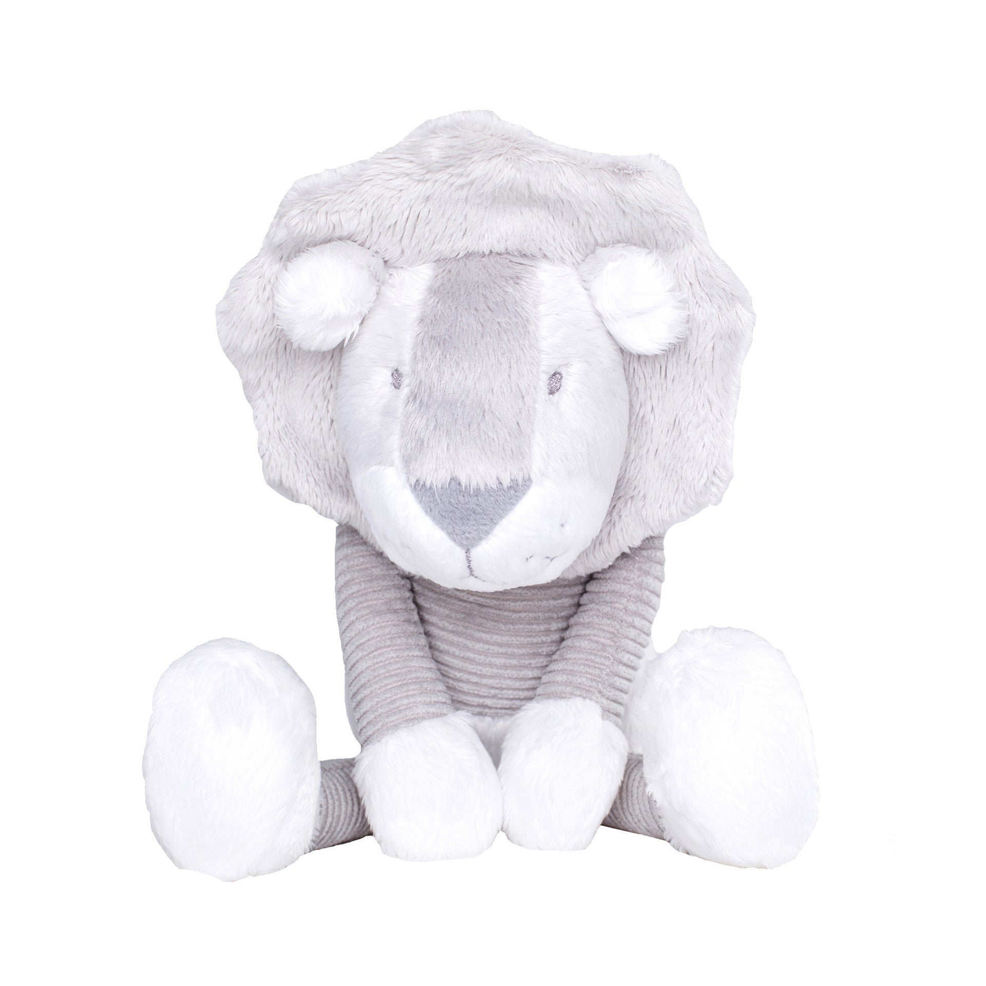 35CM Gray Lion Plush Toys Stuffed Animal Dolls For Kids Children Birthday Xmas Valentine's Day Gift