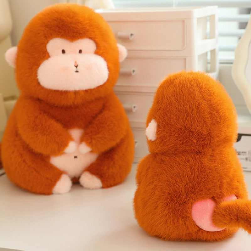 40CM Monkey Plush Toys Cuddly Soft Stuffed Wild Animals Monkey Dolls For Kids Halloween Gifts Home Decor