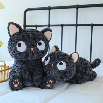 50CM Black Cat Pet Plush Toys Cartoon Soft Stuffed Animal Dolls Mascot Birthday Xmas Gift Home Decor