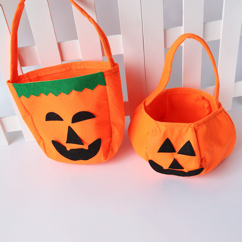 10 Pcs Pumpkin Bags Tote Bags Candy Bags For Adult Kids Halloween Accessory Props