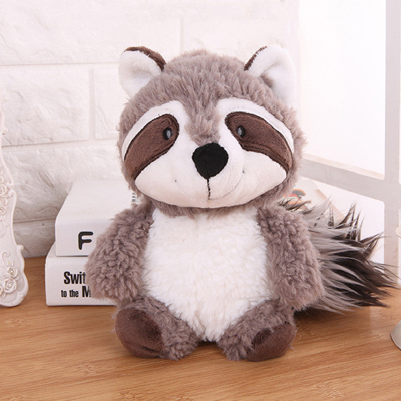 50CM Gray Raccoon Plush Toys Soft Stuffed Animals Dolls For Kids Birthday Xmas Gifts Home Decor