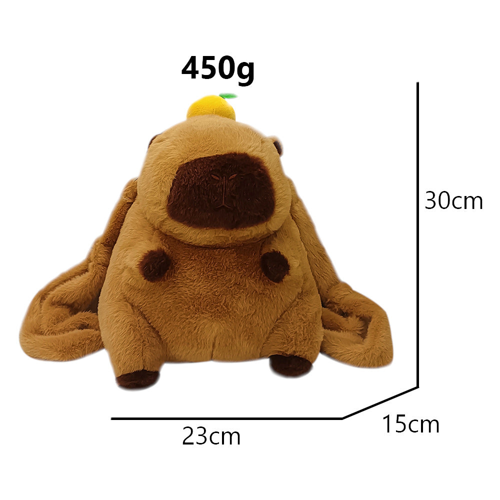 30CM Capybara Shoulder Bags Crossbody Bag Backpack School Bags Stuffed Animal Plush Toy Dolls Gift