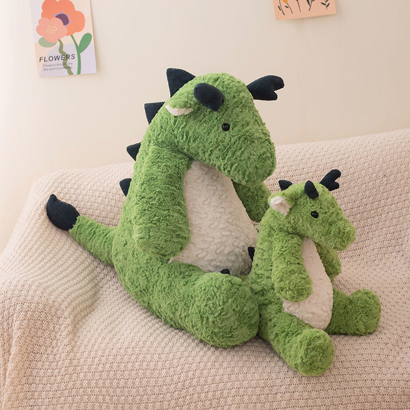 50CM Green Dinosaur Soft Stuffed Animal Dolls Plush Toys Mascot Birthday Xmas Gifts For Kids Home Decor