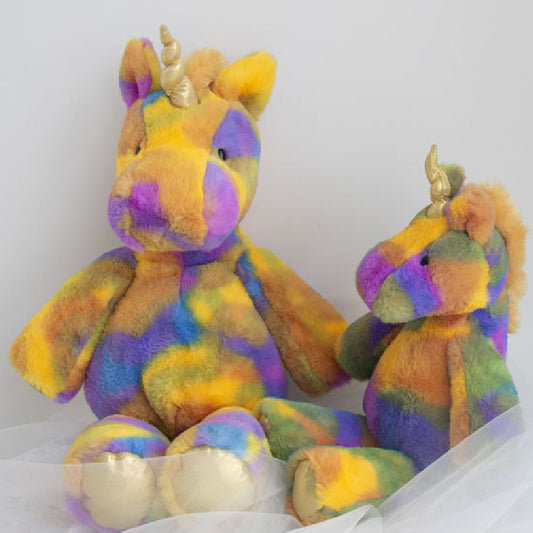55CM Colorful Unicorn Stuffed Animal Pillows Toy Cartoon Soft Stuffed Animals Dolls Mascot Birthday Xmas Gift
