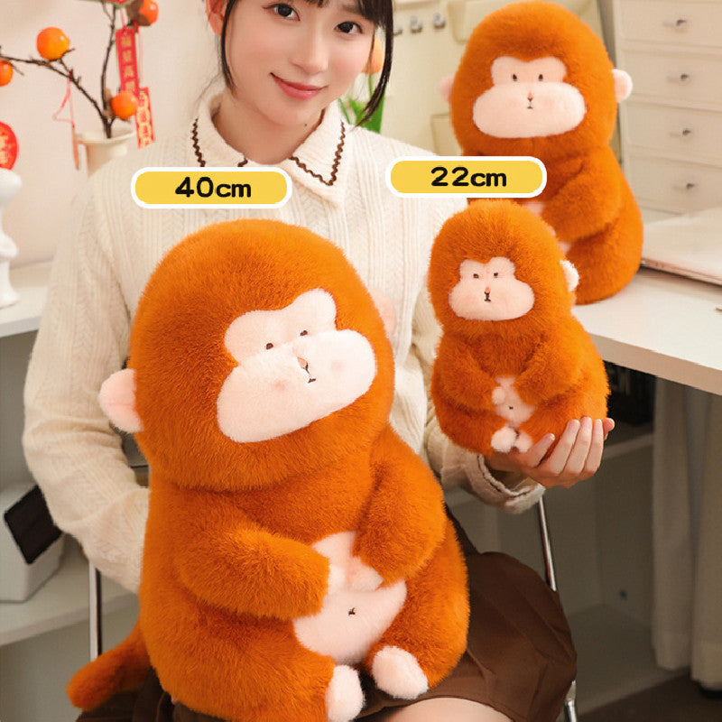 40CM Monkey Plush Toys Cuddly Soft Stuffed Wild Animals Monkey Dolls For Kids Halloween Gifts Home Decor