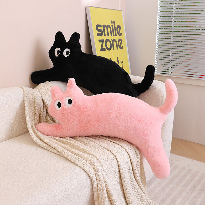 100CM Colorful Long Cat Pillow Kawaii Plush Toys Stuffed Animals Soft Doll Xmas Gifts