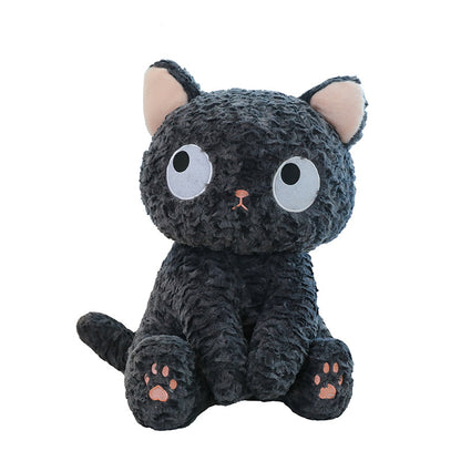 50CM Black Cat Pet Plush Toys Cartoon Soft Stuffed Animal Dolls Mascot Birthday Xmas Gift Home Decor