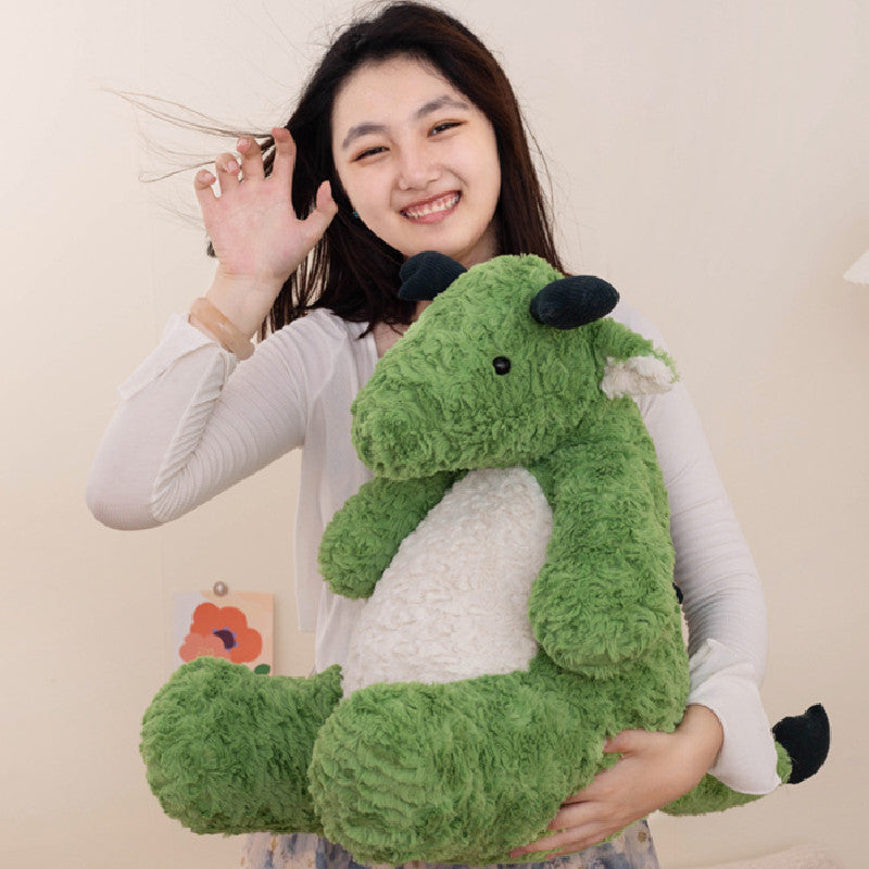 50CM Green Dinosaur Soft Stuffed Animal Dolls Plush Toys Mascot Birthday Xmas Gifts For Kids Home Decor