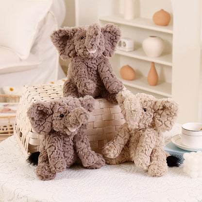 Baby Stuffed Elephant Dolls Wild Animals Plush Toy For Kids Birthday Xmas Gifts Home Decor