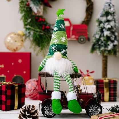 33CM Christmas Snowflake The Gnome Figurine Dolls Toy Xmas Gifts Mascot Festival Home Decor