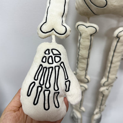 110CM Skeleton Dolls Skull Cosplay Plush Toys Cartoon Soft Stuffed Dolls Mascot Xmas Gift Halloween Decor